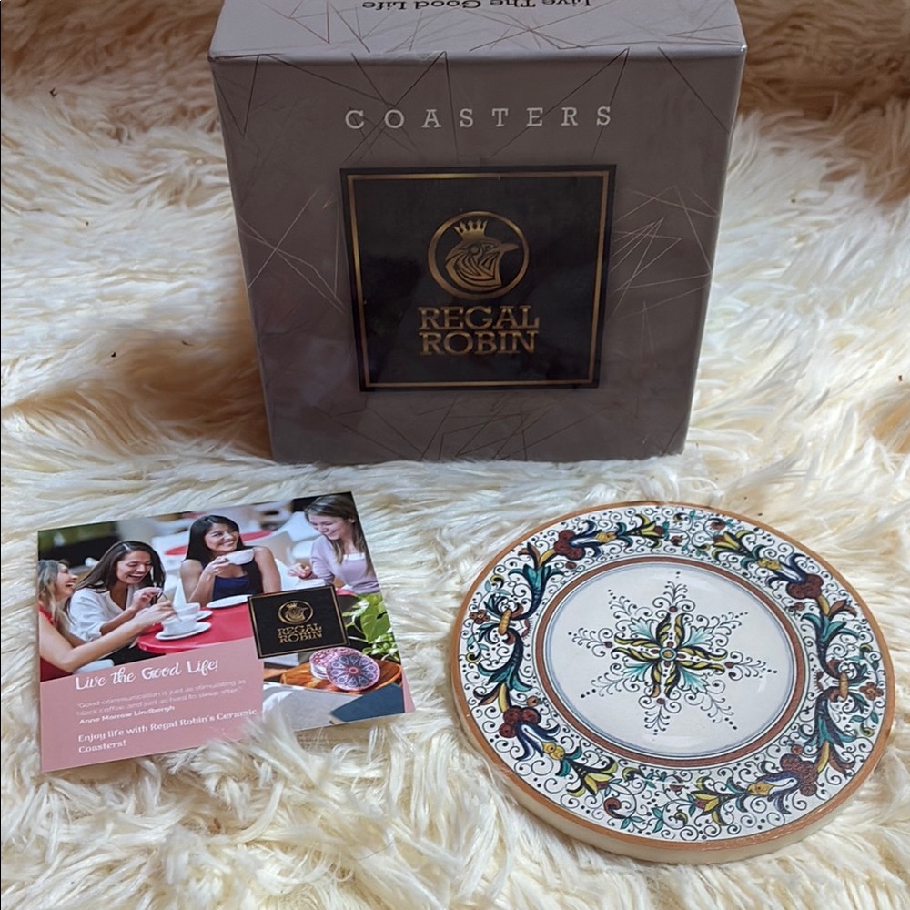 Decorative Coaster Set - Multicolor